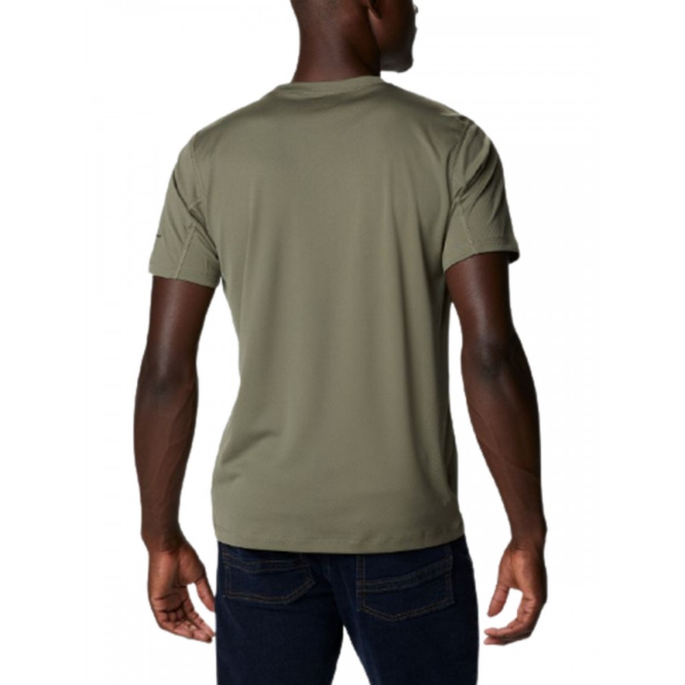 Men T-Shirt Columbia Zero Rules Short Sl 1533313-397 Khaki Men T-Shirt Columbia Zero Rules Short Sl 1533313-397 Khaki