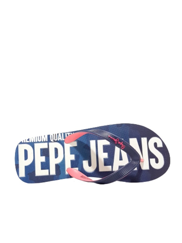 Ανδρική Σαγιονάρα Pepe Jeans Camu Men PMS70098-595 Μπλέ