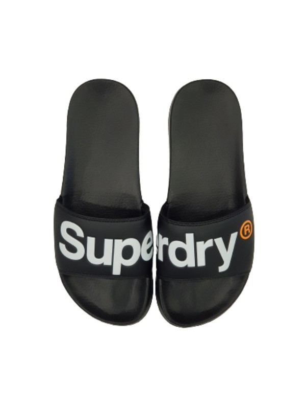 Ανδρική Slider Superdry Classic Superdry Pool Slide MF31004A Μαύρη