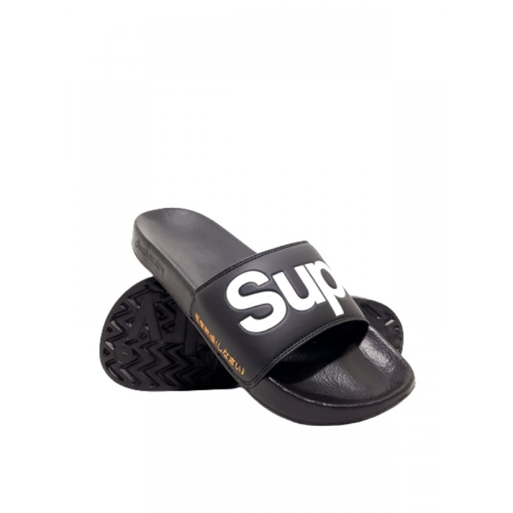 Ανδρική Slider Superdry Classic Superdry Pool Slide MF31004A Μαύρη