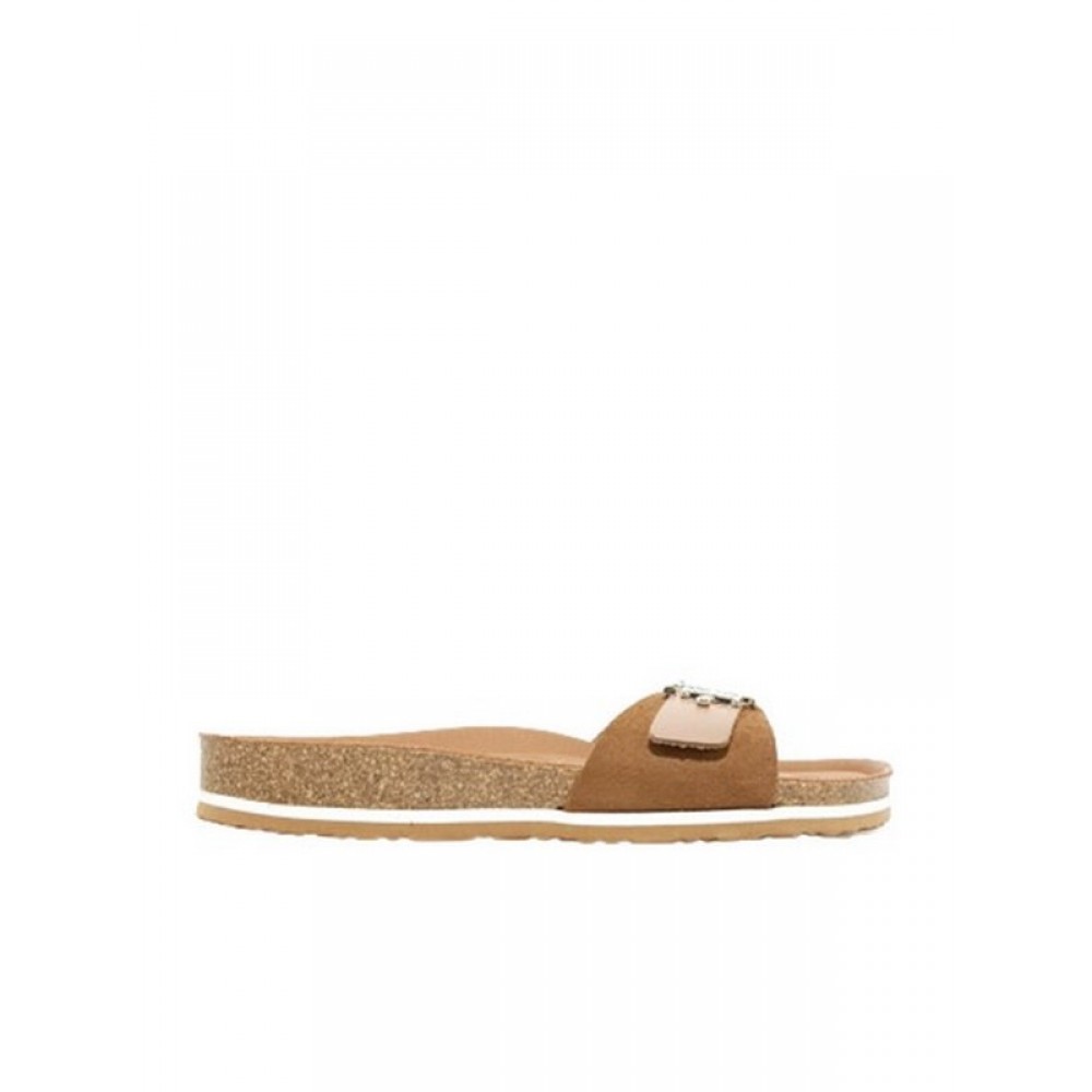 Women Mule Tommy Hilfiger Th Molded Footbed Sandal FW0FW05622-GU9 Brown Women Mule Tommy Hilfiger Th Molded Footbed Sandal FW0FW05622-GU9 Brown