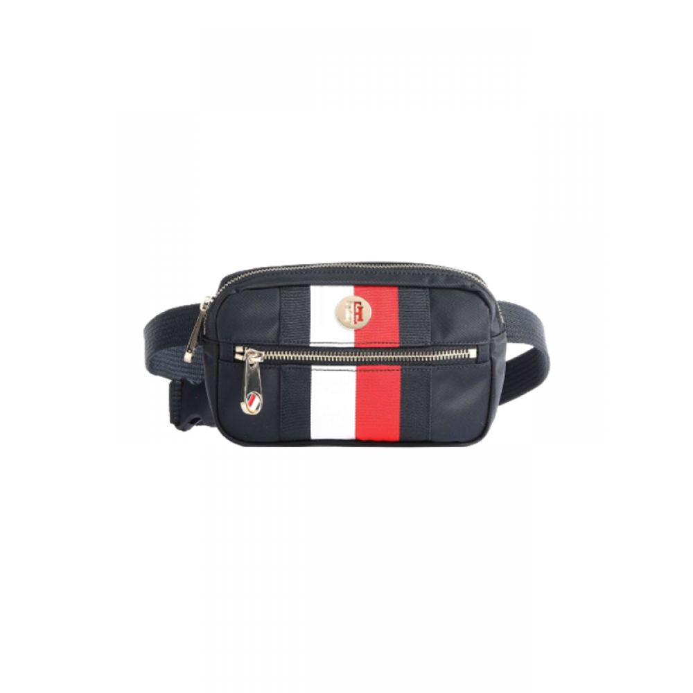 Women Bag  Tommy Hilfiger Poppy Bumbag Corp AW0AW10027-DW5 blue