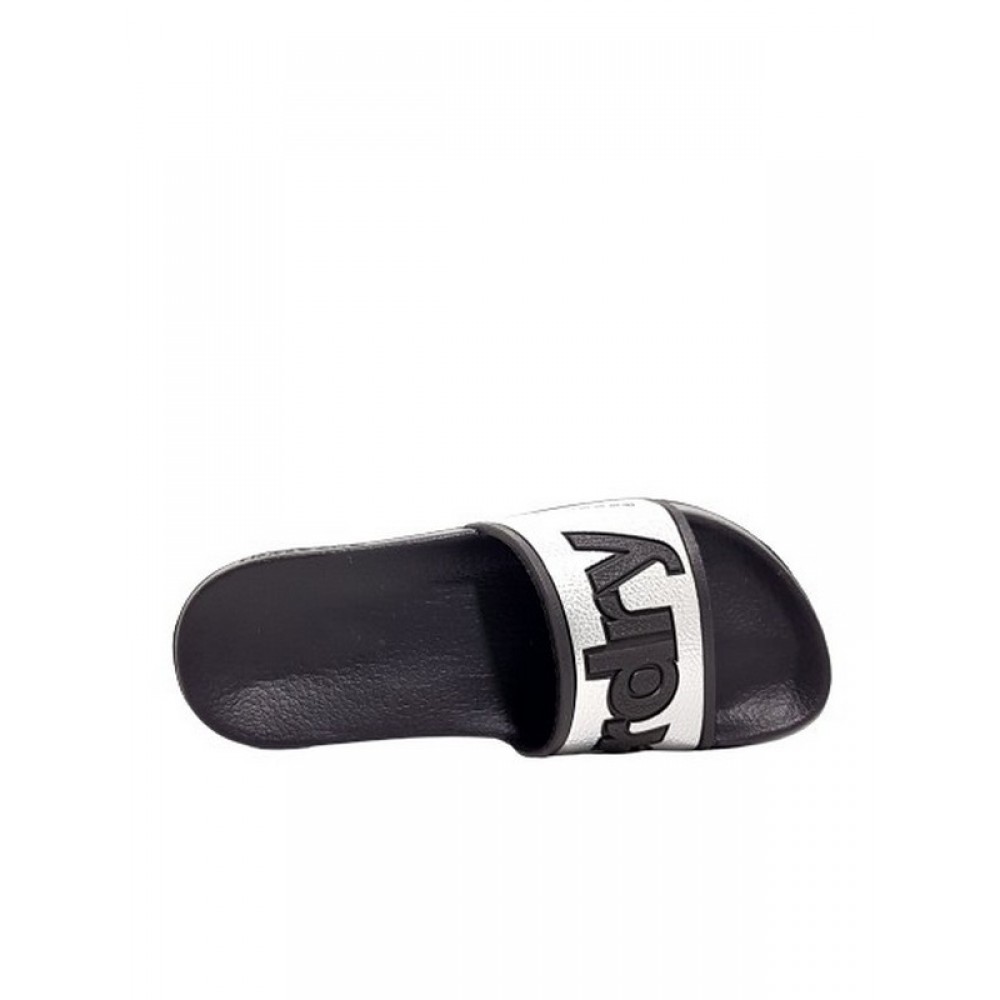 Γυναικεία Slider Superdry Eva Pool Slide WF300004A Μαύρη-Ασημί Γυναικεία Slider Superdry Eva Pool Slide WF300004A Μαύρη-Ασημί