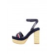 Women Heel Sandal Tommy Hilfiger Th Interlace High Heel Sandal FW0FW05612-DW5 Blue Women Heel Sandal Tommy Hilfiger Th Interlace High Heel Sandal FW0FW05612-DW5 Blue
