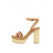 Γυναικείο Πέδιλο Tommy Hilfiger Th Interlace High Heel Sandal FW0FW05612-CU9 Ταμπά