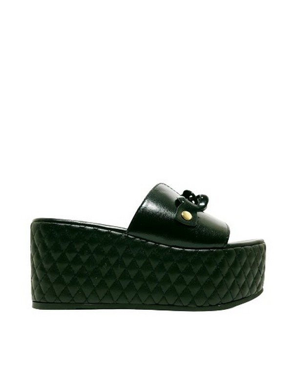 Women Mule Wall street 156-21365 Black