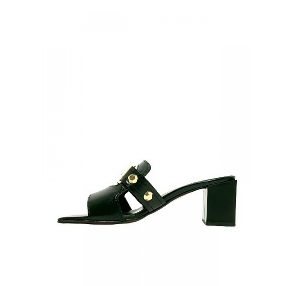 Women Mule Wall Street 156-21446 Black