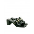 Women Mule Wall Street 156-21446 Black