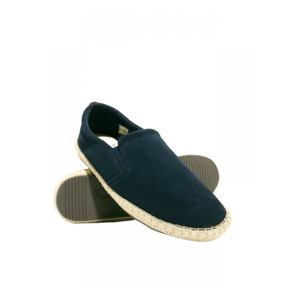 Men Moc Pepe Jeans Tourist C-Slip On PMS30719-595 Blue