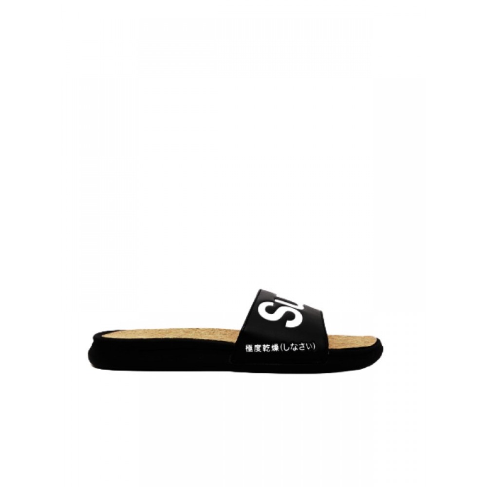Ανδρική Slider Superdry Cork Crewe Slide MF310130A Μαύρη Ανδρική Slider Superdry Cork Crewe Slide MF310130A Μαύρη