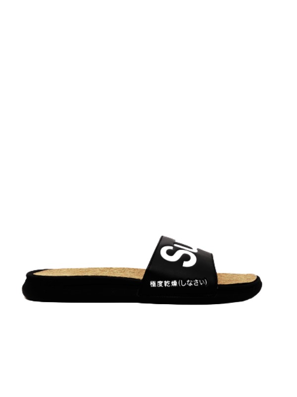 Men Slider Superdry Cork Crewe Slide MF310130A Black