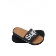 Ανδρική Slider Superdry Cork Crewe Slide MF310130A Μαύρη