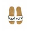 Ανδρική Slider Superdry Cork Crewe Slide MF310130A Ασπρη Ανδρική Slider Superdry Cork Crewe Slide MF310130A Ασπρη