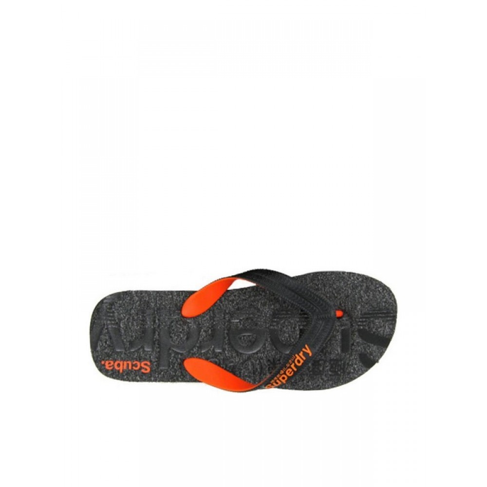 Ανδρική Σαγιονάρα Superdry Scuba Gritt Flip Flop MF310009A Μαύρη