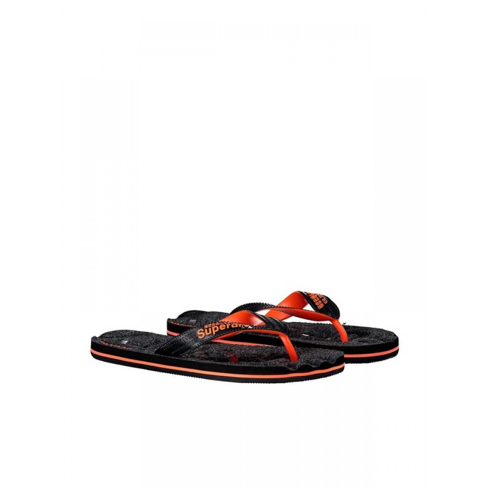 Ανδρική Σαγιονάρα Superdry Scuba Gritt Flip Flop MF310009A Μαύρη