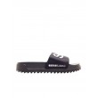 Women Slider Superdey Satin Flatform Slide WF310126A Black