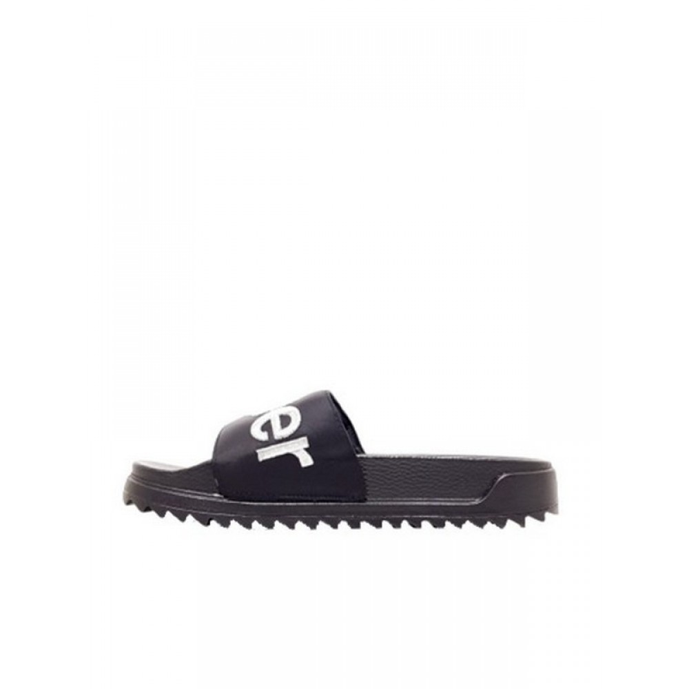 Women Slider Superdey Satin Flatform Slide WF310126A Black