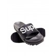 Γυναικεία Slider Superdey Satin Flatform Slide WF310126A Μαύρη