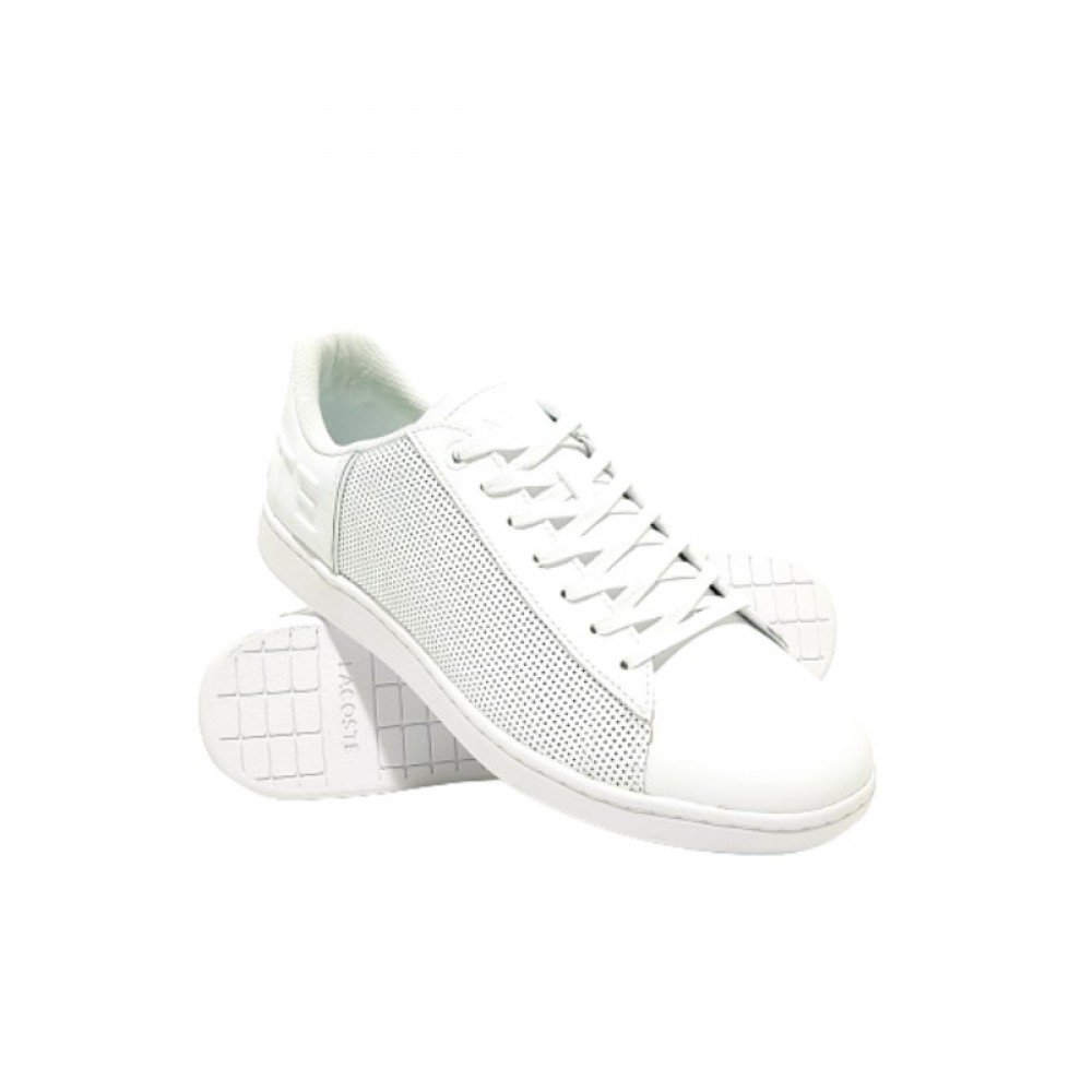 Men Sneaker Lacoste Carnaby Evo 120-5 38SMA00021G White Men Sneaker Lacoste Carnaby Evo 120-5 38SMA00021G White