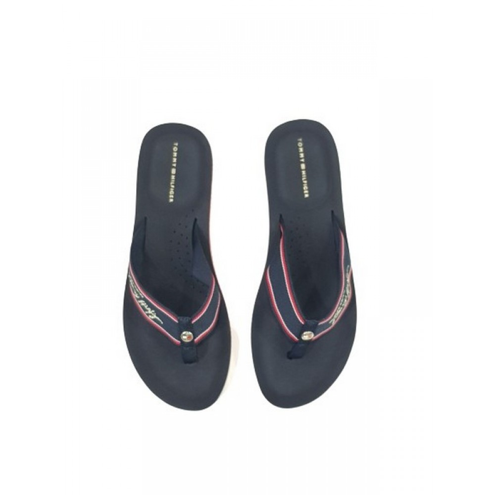 Γυναικεία Σαγιονάρα Tommy Hilfiger Comfort Footed Beach Sandal FW0FW05668-DW5 Μπλέ