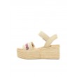 Women Wedge Tommy Hilfiger Rainbow Branding Flatform Sandal EN0EN01319-OF4 Biege Women Wedge Tommy Hilfiger Rainbow Branding Flatform Sandal EN0EN01319-OF4 Biege