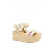 Women Wedge Tommy Hilfiger Rainbow Branding Flatform Sandal EN0EN01319-OF4 Biege Women Wedge Tommy Hilfiger Rainbow Branding Flatform Sandal EN0EN01319-OF4 Biege