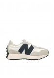 MEN SNEAKER NEW BALANCE MS327FE WHTE LEATHER-FABRIC