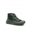 MEN BOOT GUESS EDERLE BLACK LEATHER-FABRIC