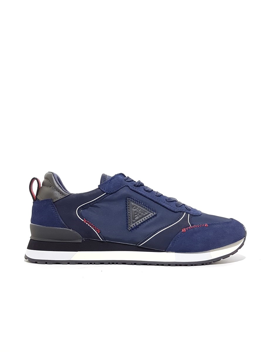 ΜΕΝ SNEAKER GUESS GLORYM BLUE FABRICK-CASTOR