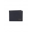 MEN WALLET GUESS NEW BOSTON BLACK LEATHER