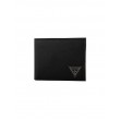 MEN WALLET GUESS CERTOSA SAFFIANO BLACK LEATHER