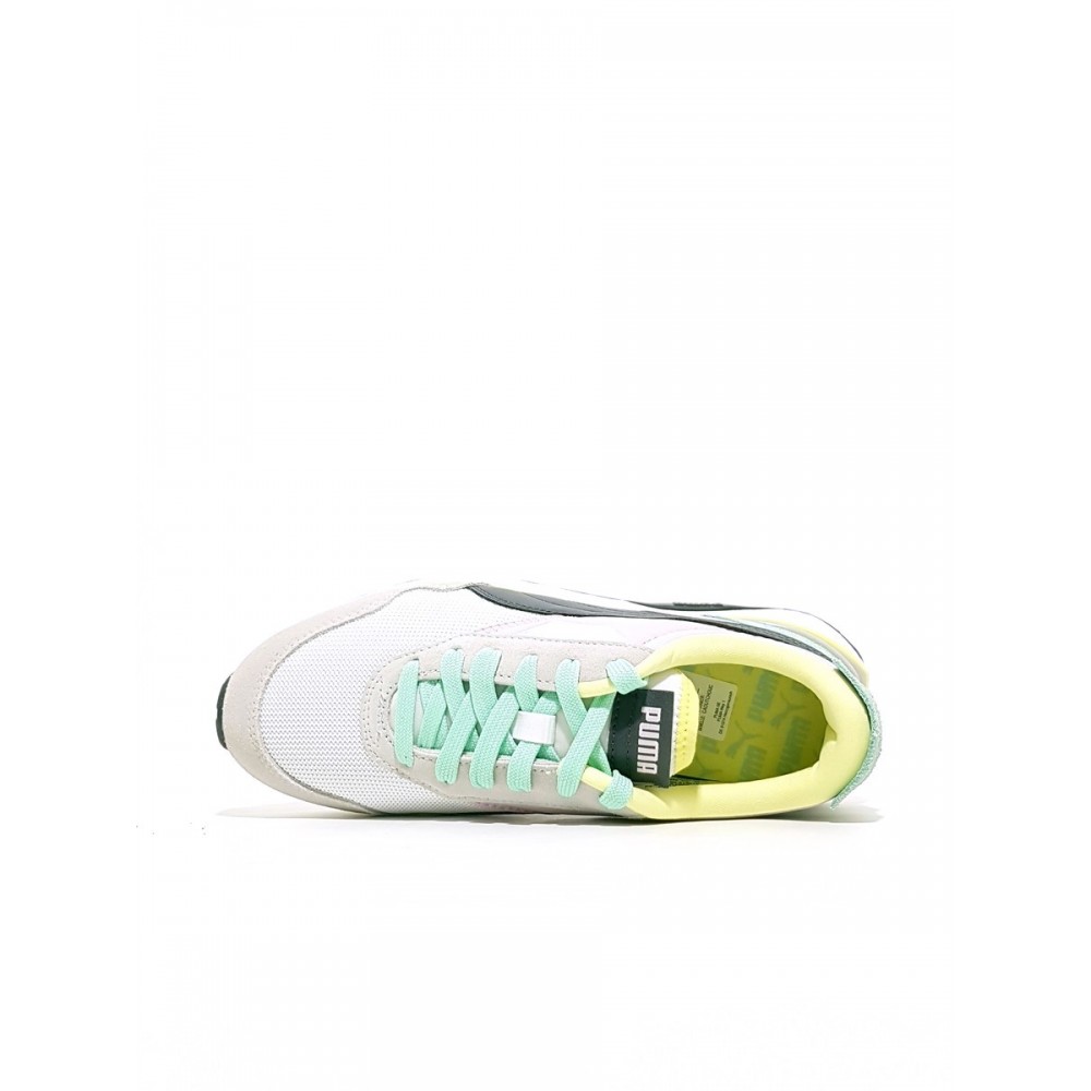 ΓΥΝΑΙΚΕΙΑ SNEAKER PUMA CRUISE RIDER SILK ROAD WNS 375072 06 ΑΣΠΡΟ-ΡΟΖ ΔΕΡΜΑ-ΥΦΑΣΜΑ