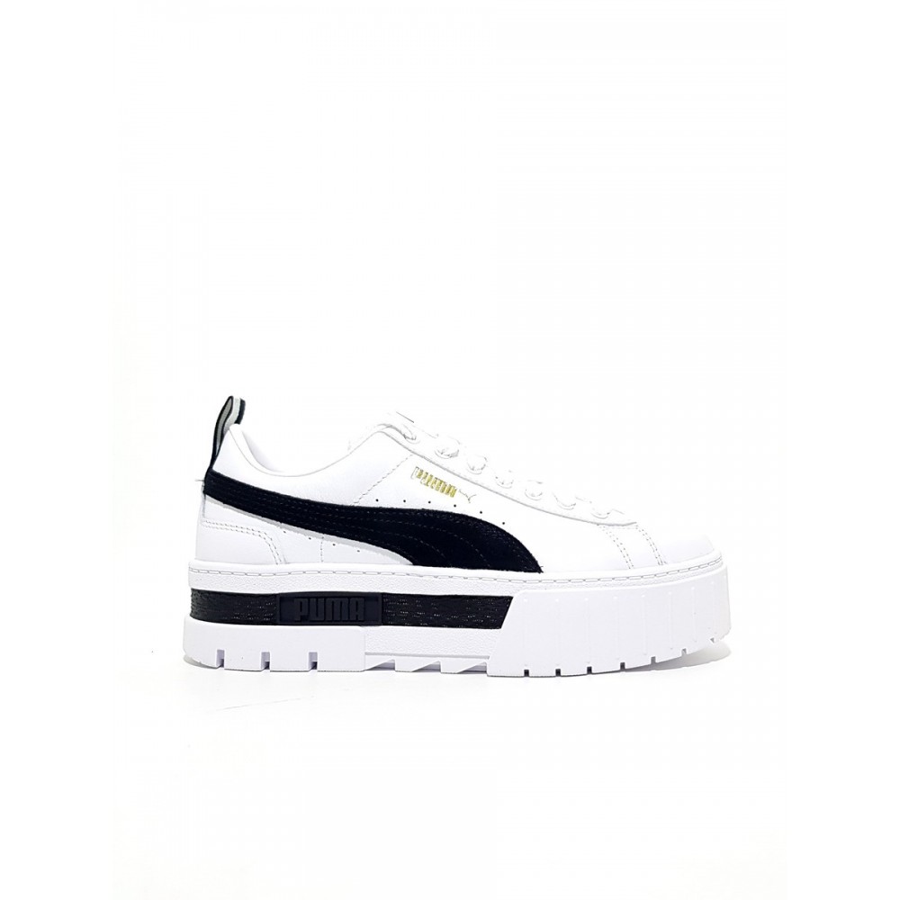 ΓΥΝΑΙΚΕΙΑ SNEAKER PUMA MAYZE LTH WNS 381983 01 ΑΣΠΡΟ ΔΕΡΜΑ