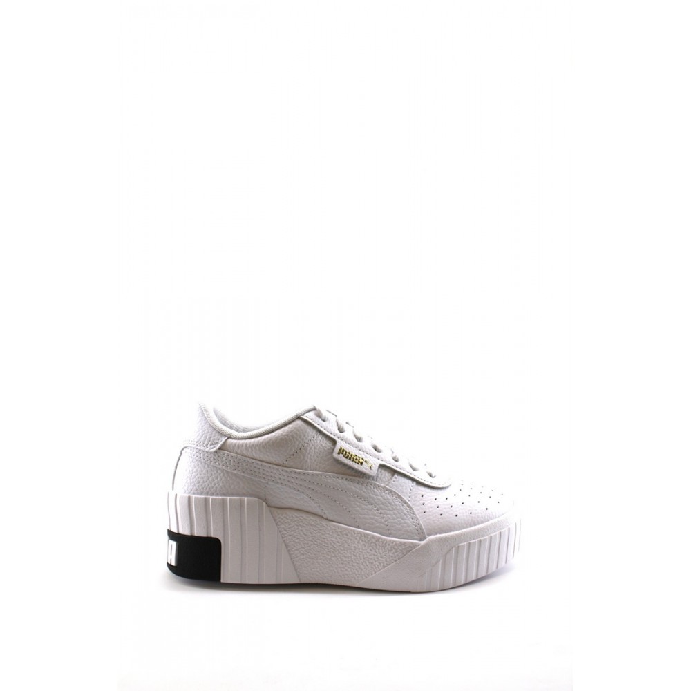 ΓΥΝΑΙΚΕΙΑ SNEAKER PUMA CALI WEDGE WNS 373438 03 ΑΣΠΡΟ ΔΕΡΜΑ