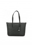 WOMEN BAG CALVIN KLEIN CK MUST SHOPPER MD MONO K60K608623-0GJ BLACK SYNTHETIC