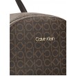 WOMEN BAG CALVIN KLEIN CK MUST CAMPUS BP W/PCKT MD MONO K60K608625-0HD BLACK SYNTHETIC