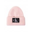 ΓΥΝΑΙΚΕΙΟΣ ΣΚΟΥΦΟΣ CALVIN KLEIN BEANIE WL K60K607383-TA9 ΡΟΖ ΥΦΑΣΜΑ