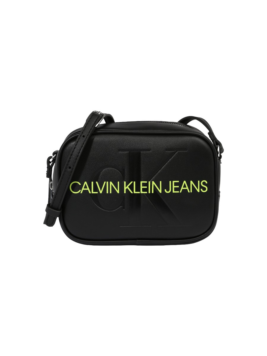 WOMEN BAG CALVIN KLEIN SCULPTED CAMERA BAG MONO K60K608373-BDS BLACK SYNTHETIC