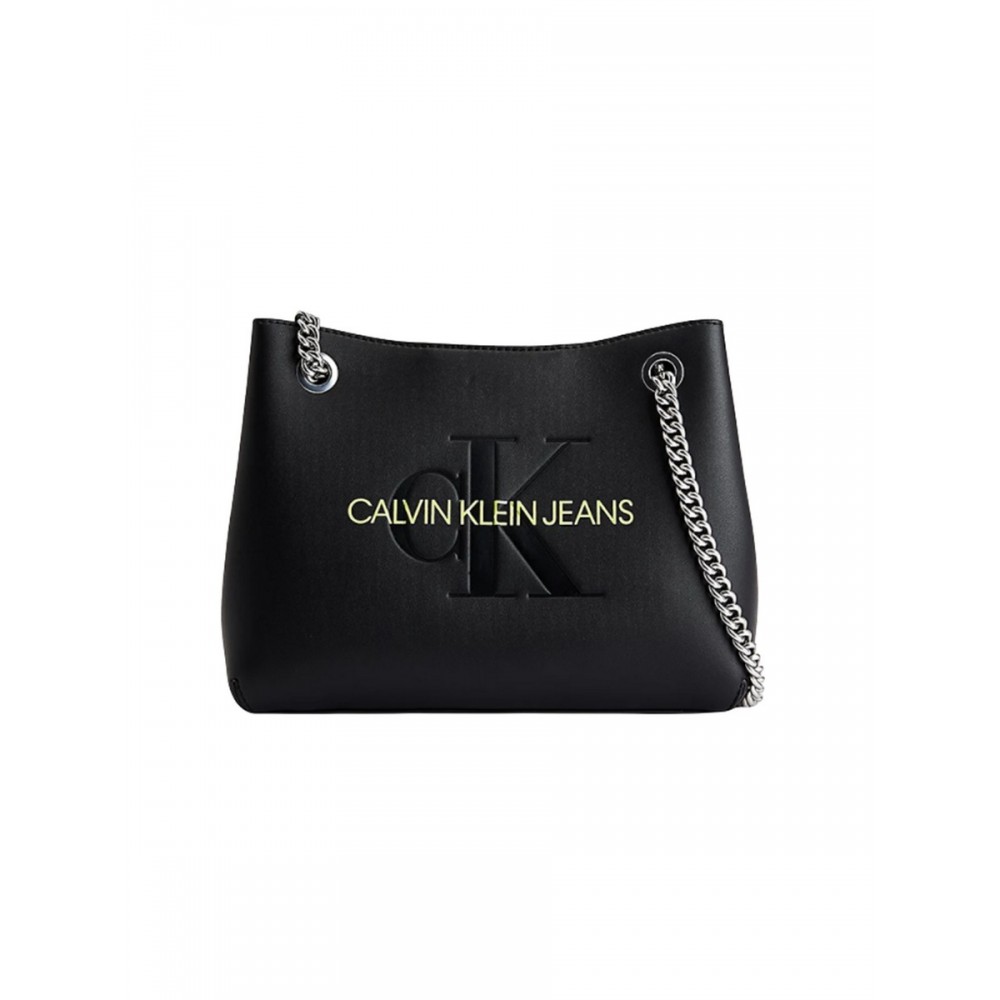 S A N A SCULPTED K60K608690-BDS Z - MONO BAG SYNTHETIC CALVIN KLEIN CONV O BLACK SHOULDER BAG WOMEN R