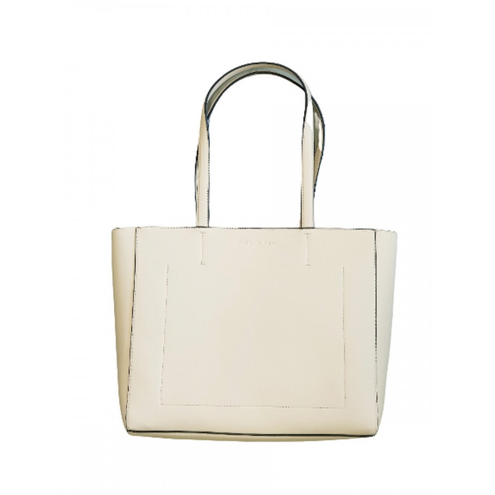 WOMEN BAG CALVIN KLEIN SCULPTED SHOPPER 29 MONO K60K608374-AEO BIEGE SYNTHETIC