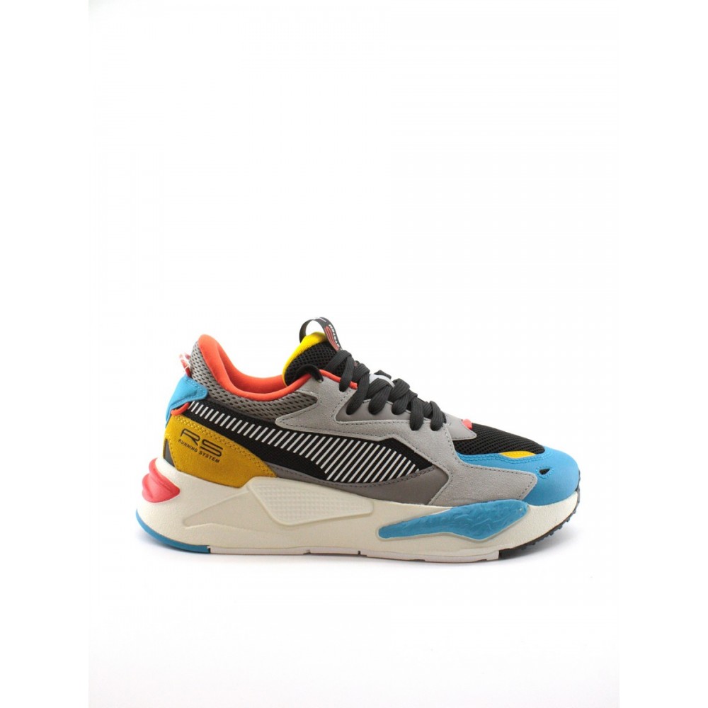 ΜΕΝ SNEAKER PUMA RS-Z 381640 01 BLACK MULTICOLOR LEATHER-FABRIC