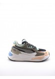 WOMENS SNEAKER PUMA RS-Z 381640 02 BLACK MULTI COLOR  LEATHER -FABRIC