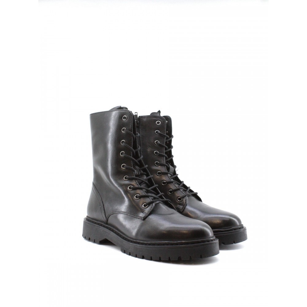 WOMEN BOOT GEOX BLEYZE F D16QDF BLACK LEATHER