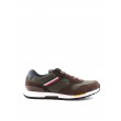MEN SNEAKER TOMMY HILFIGER RETRO RUNNER MIX STRIPES FM0FM03745-RBN KHAKI FABRIC MEN SNEAKER TOMMY HILFIGER RETRO RUNNER MIX STRIPES FM0FM03745-RBN KHAKI FABRIC