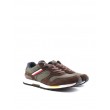 ΑΝΔΡΙΚΟ SNEAKER TOMMY HILFIGER RETRO RUNNER MIX STRIPES FM0FM03745-RBN ΧΑΚΙ ΥΦΑΣΜΑ