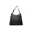 WOMEN BAG CALVIN KLEIN RE-LOCK HOBO MD K60K608412-BAX BLACK SYNTHETIC
