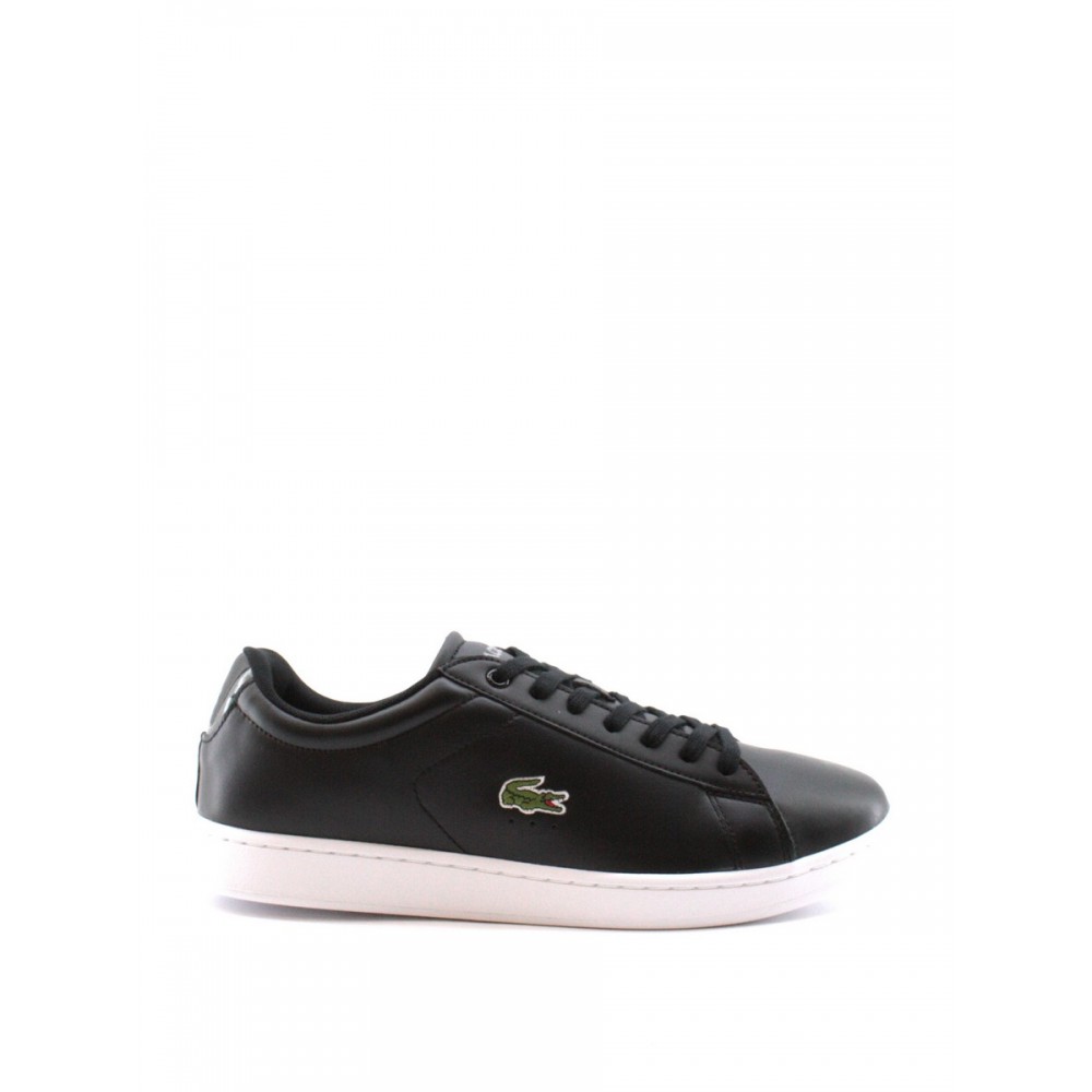 ΑΝΔΡΙΚΟ SNEAKER LACOSTE CARNABY BL21 ΜΑΥΡΟ ΔΕΡΜΑ