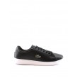 ΑΝΔΡΙΚΟ SNEAKER LACOSTE CARNABY BL21 ΜΑΥΡΟ ΔΕΡΜΑ