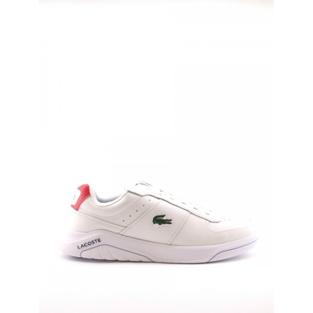 ΑΝΔΡΙΚΟ SNEAKER LACOSTE GAME ADVANCE ΑΣΠΡΟ ΔΕΡΜΑ