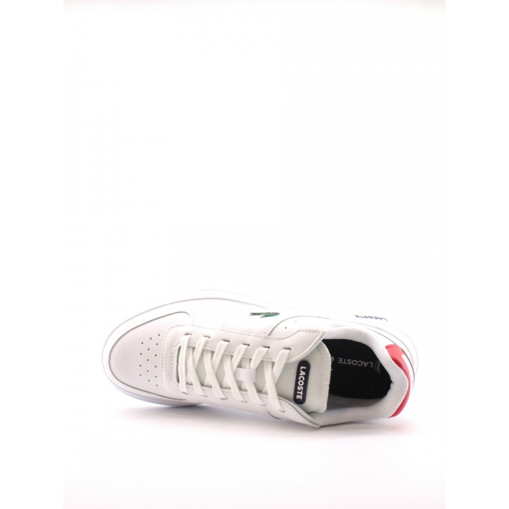 MEN SNEAKER LACOSTE GAME ADVANCE WHITE LEATHER